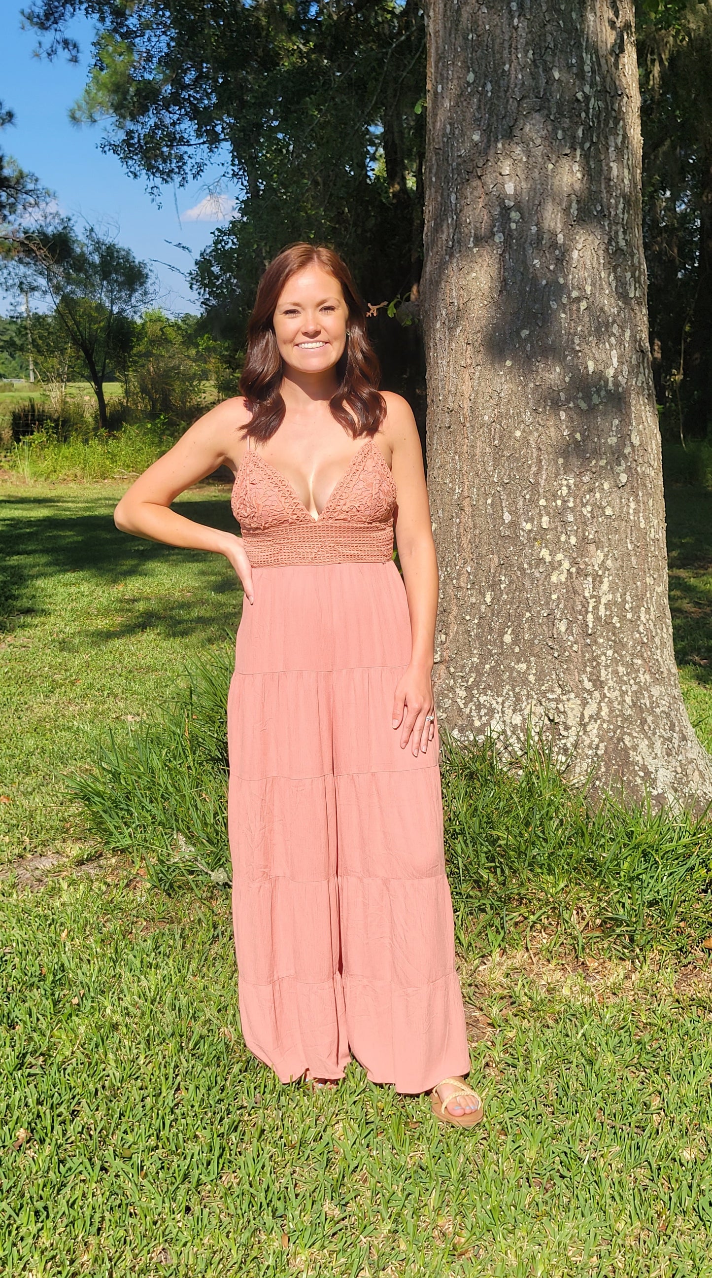 Lace Wide Leg Jumpsuit