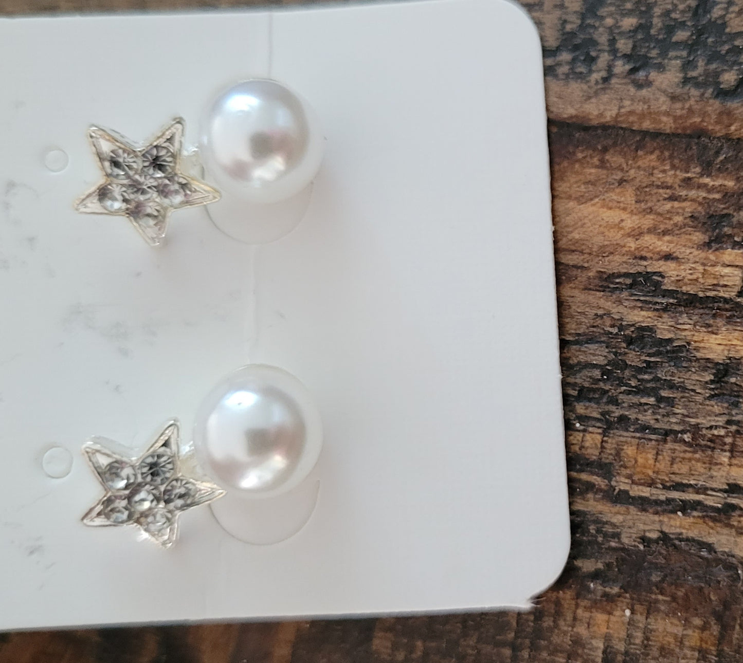 Pearl Star Earrings