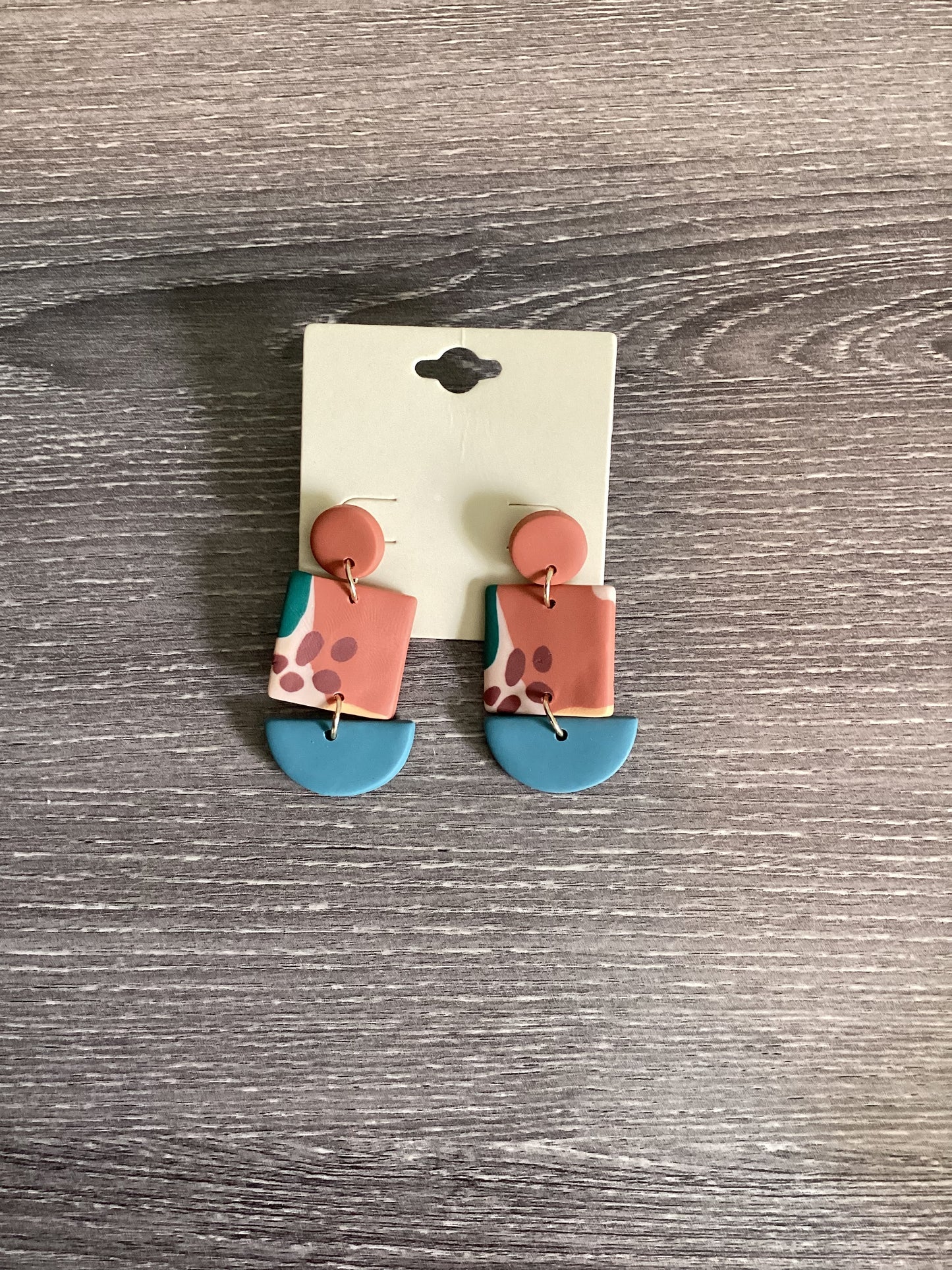 Clay Abstract Earrings