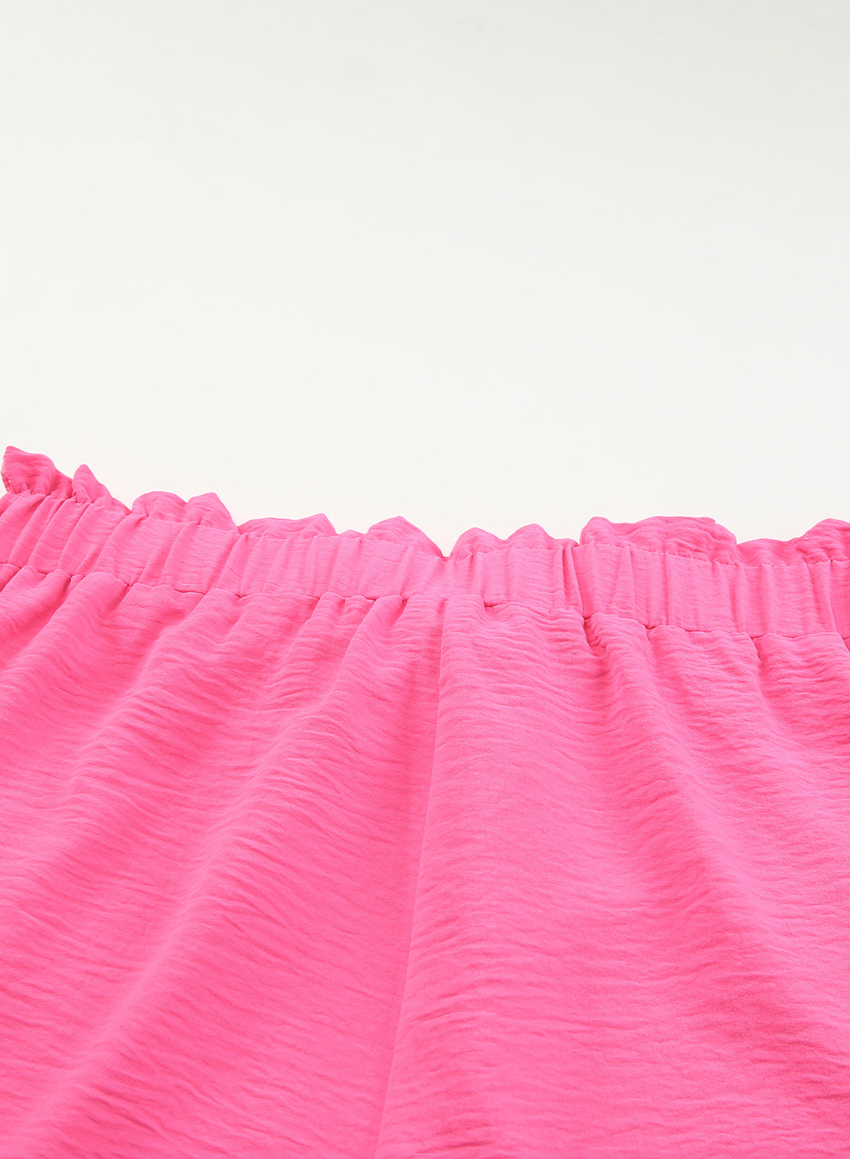 Paperbag Waist Tie Front Shorts with Pockets