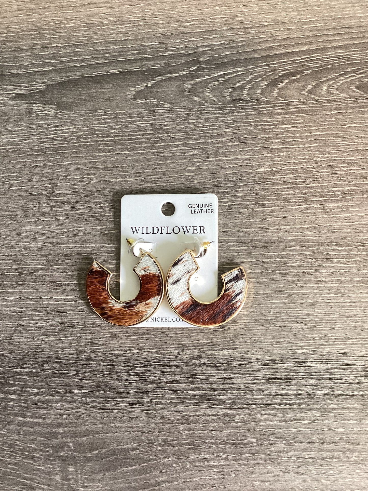 Cow Hide Hoops