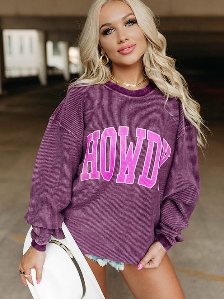Howdy Corded Sweatshirt