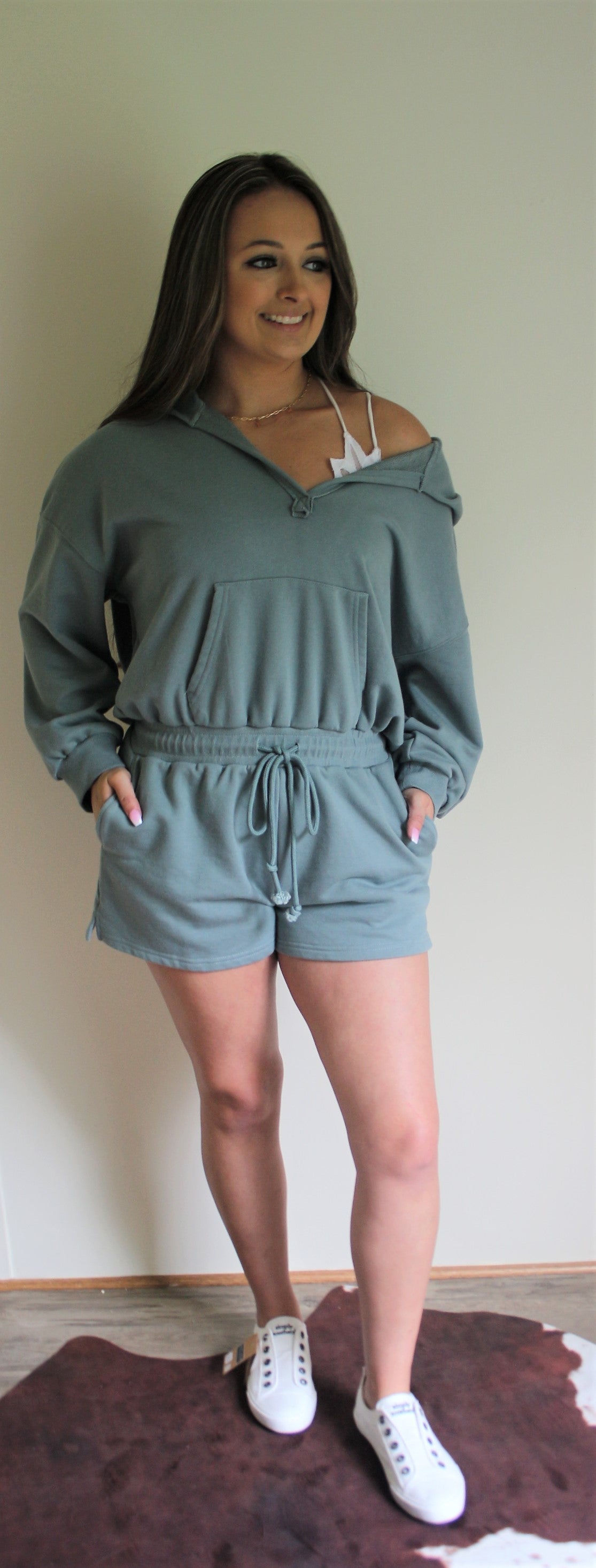 Throw It On Anytime French Terry Romper