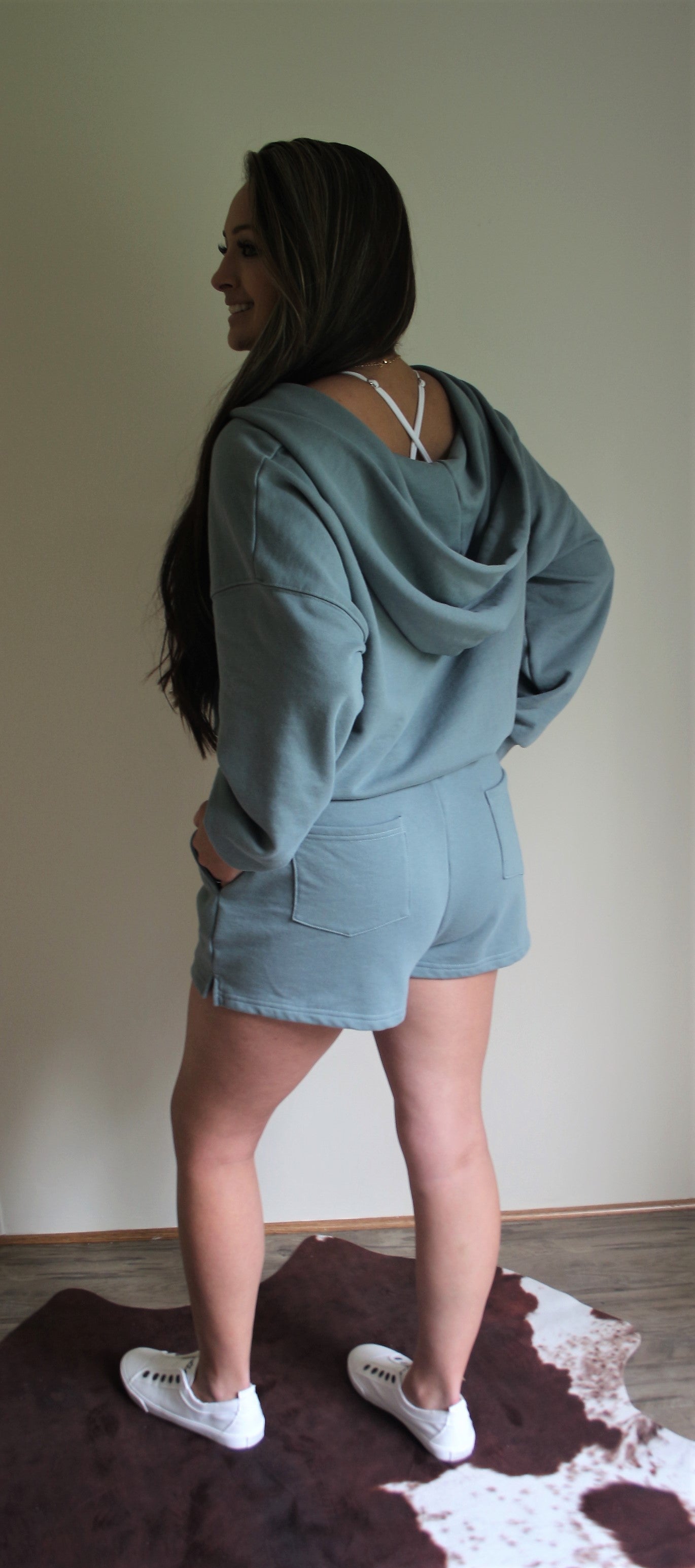 Throw It On Anytime French Terry Romper
