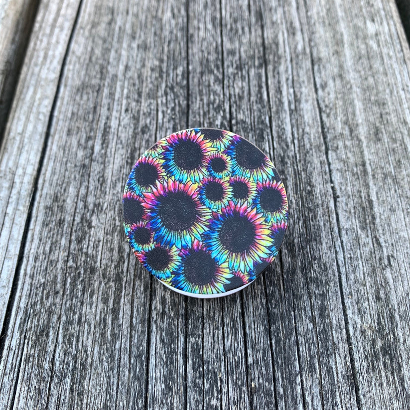 Tye Dye Sunflower Phone Grip