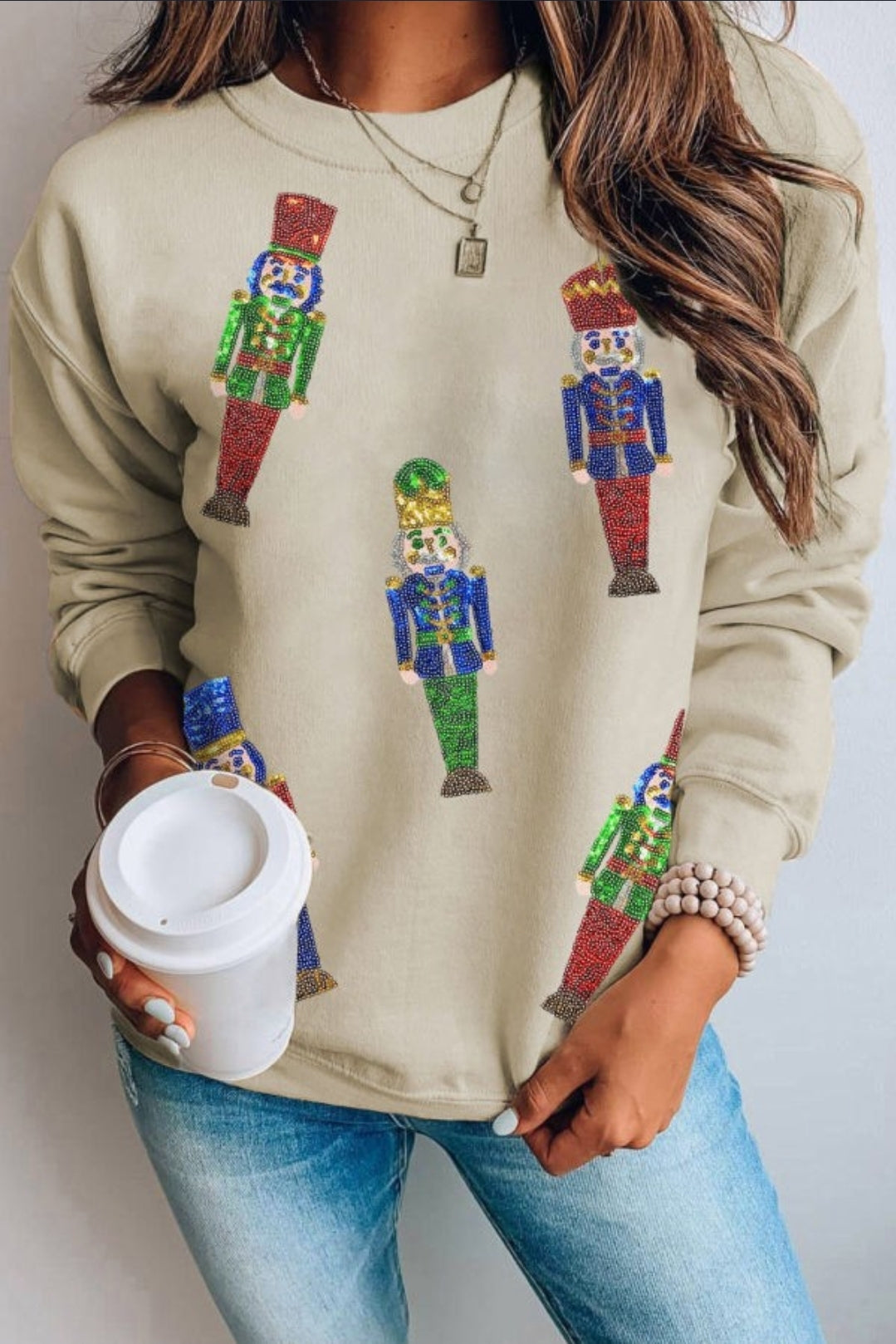 Khaki Nutcracker Sweatshirt (preorder)