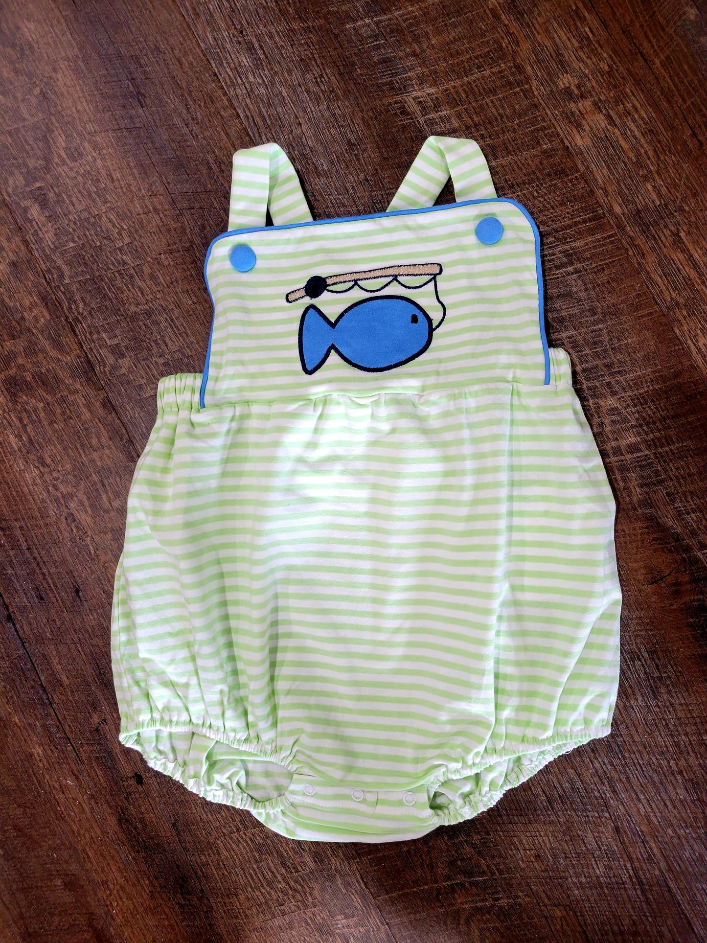 Smocked Fish Onesie