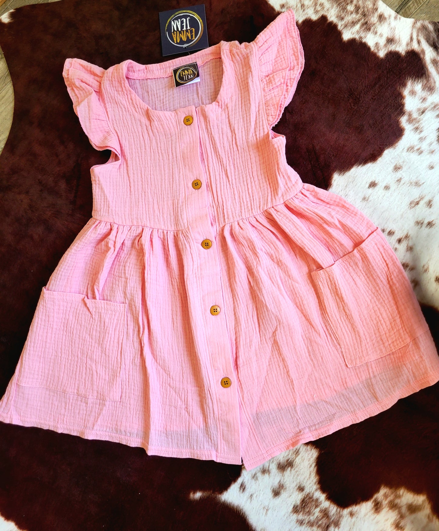 Pink Toddler Ruffle Dress