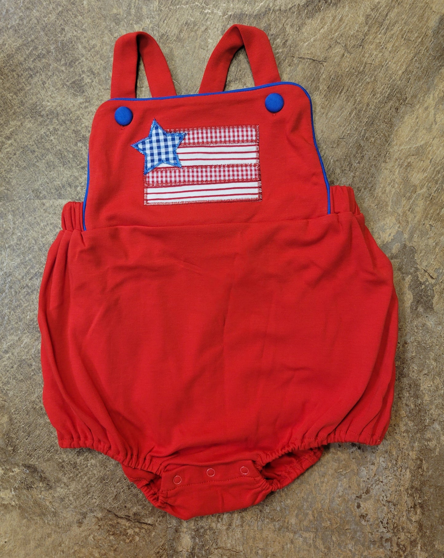 Smock 4th of July Onesie