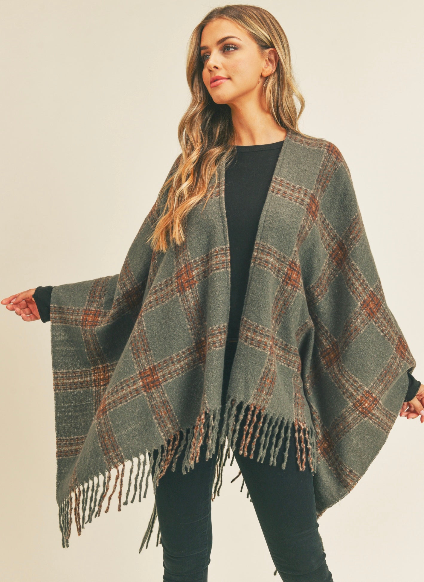 Fleece Poncho