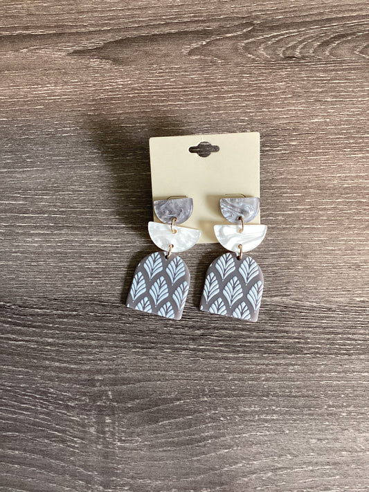 Marble Pattern Earrings