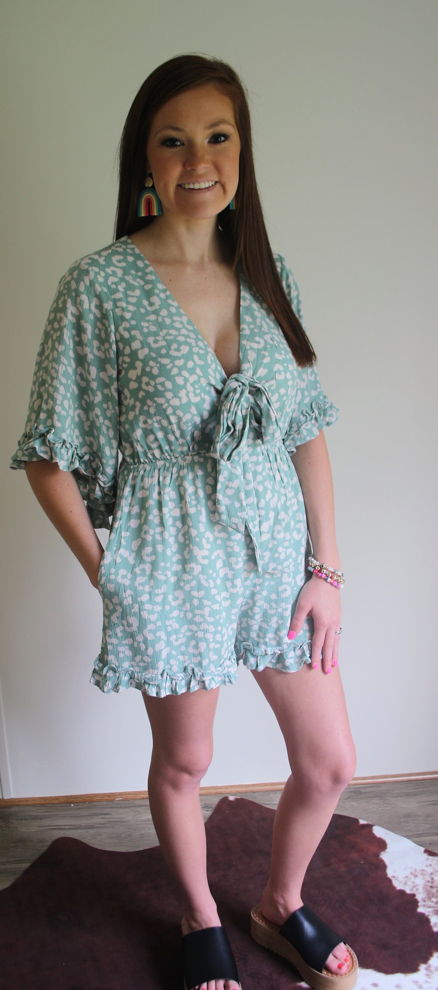 Leopard Romper