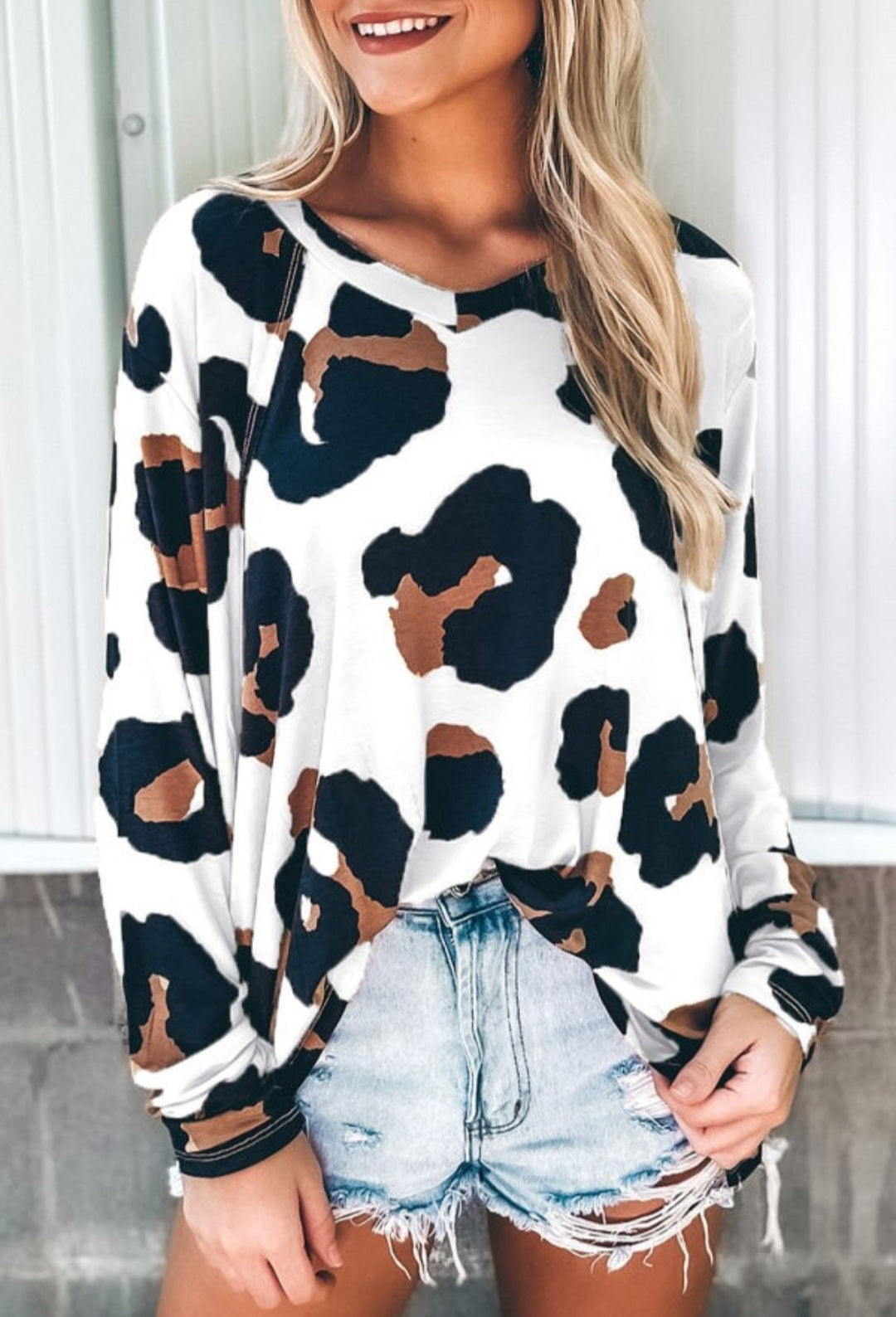 Leopard Longsleeve Top