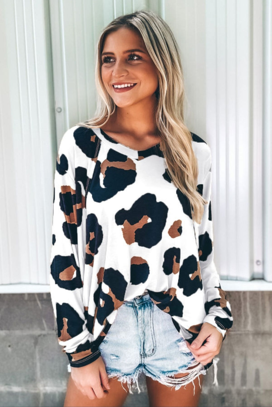 Leopard Longsleeve Top